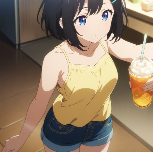 Character Prompt with Drinking Action for Anifusion/Nano Banana example 3