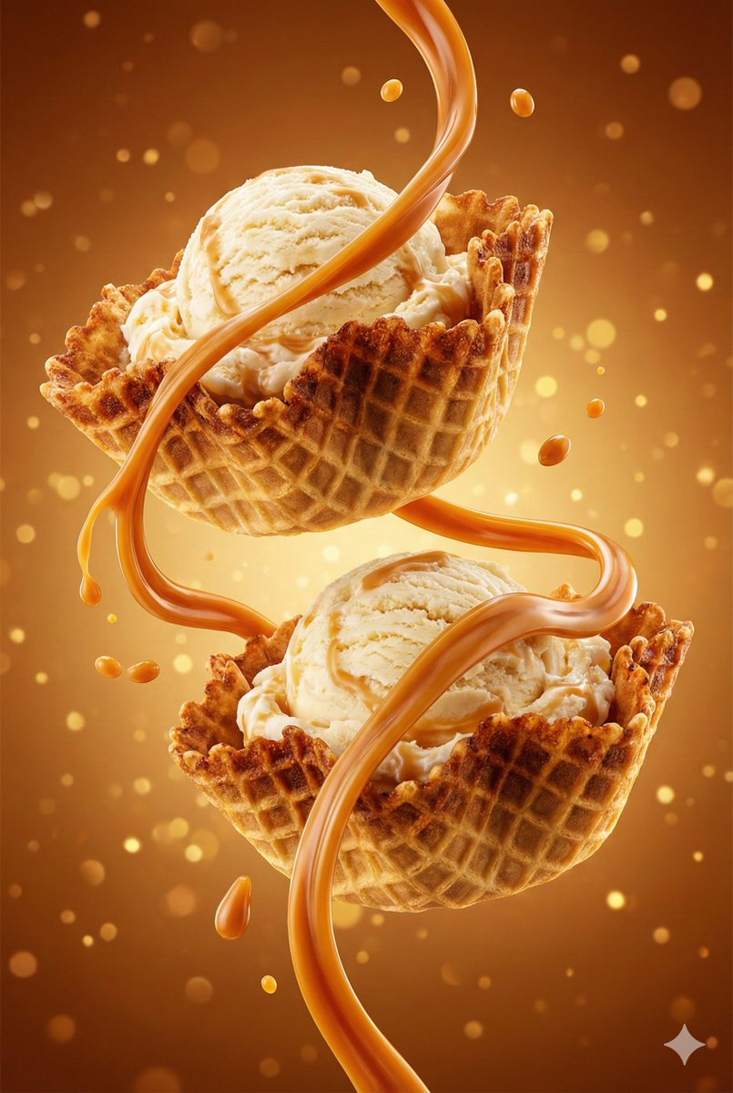Commercial Food Photography Modules (Waffles, Biscuits, Ice Cream Bar) AI image template preview