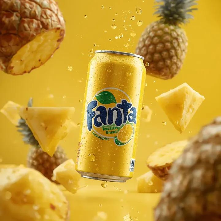Ultra-Realistic Commercial Soda Can Photography AI image template preview