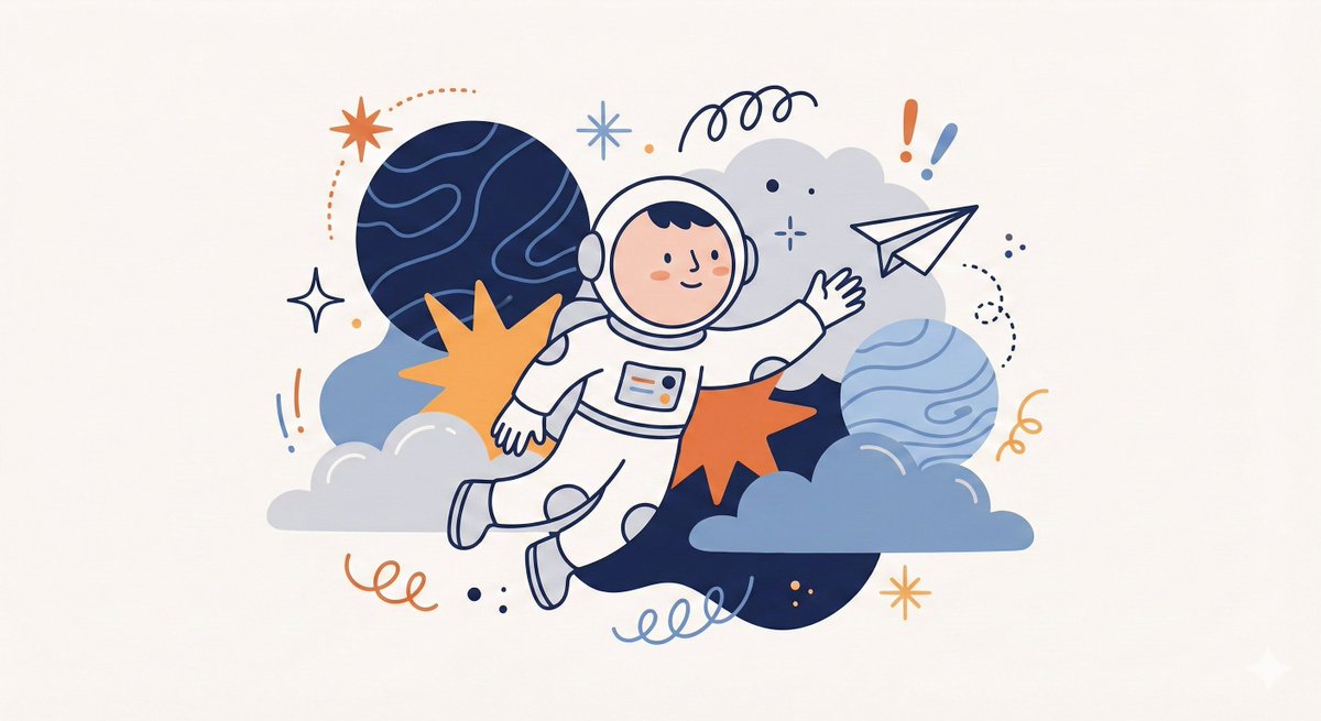 Whimsical Flat Illustration Generator AI image template preview