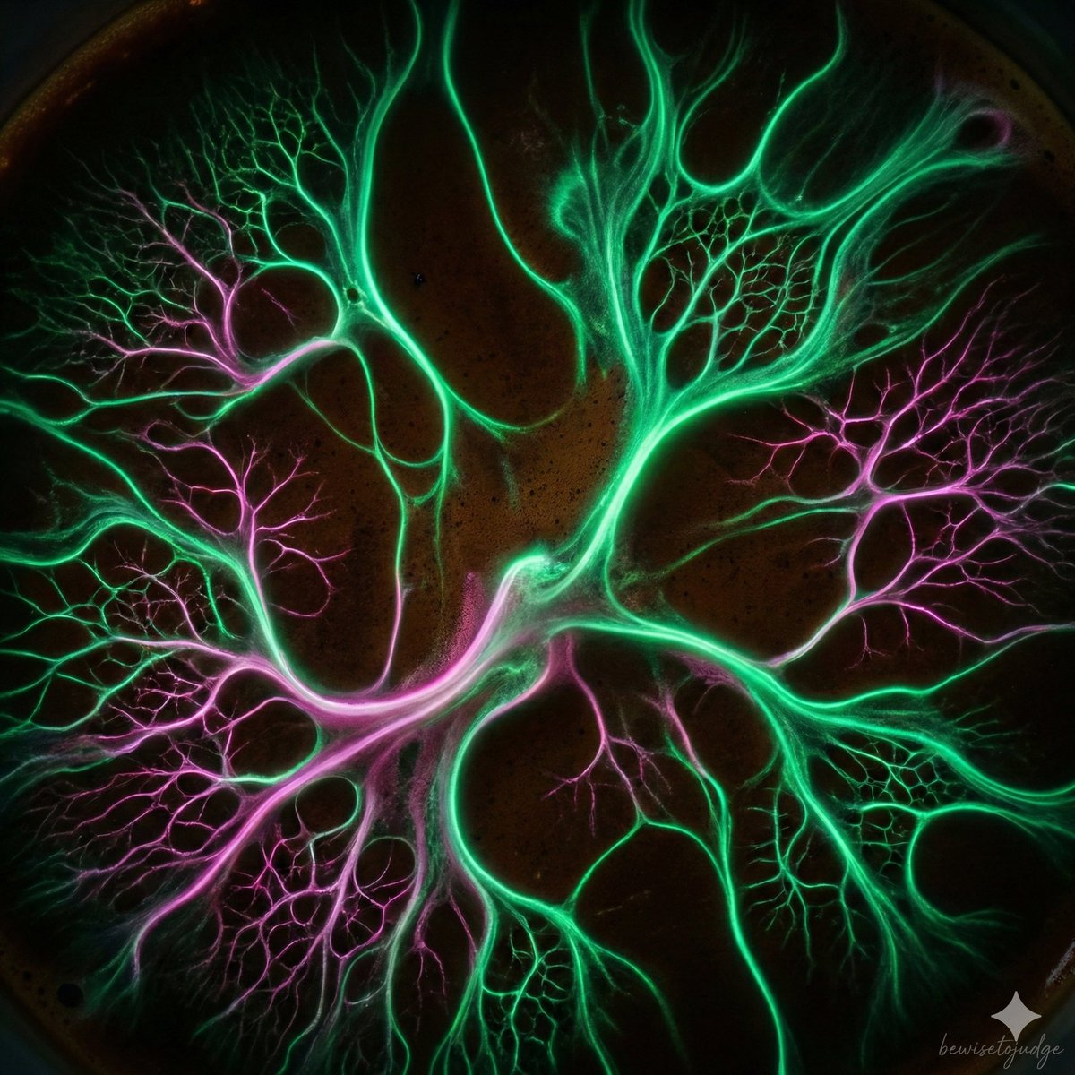 Abstract Microscopic View of Living Coffee Crema example 2