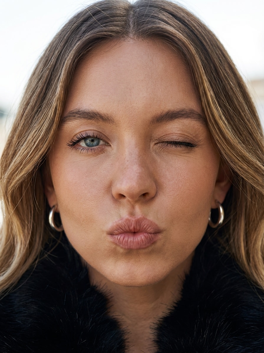 Macro Portrait with Wink and Pucker example 3