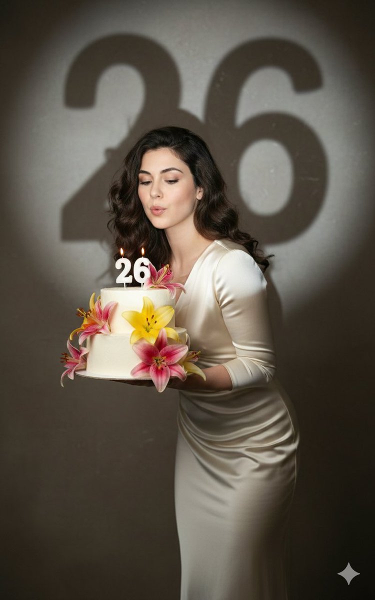 Cinematic Birthday Portrait Template AI image template preview