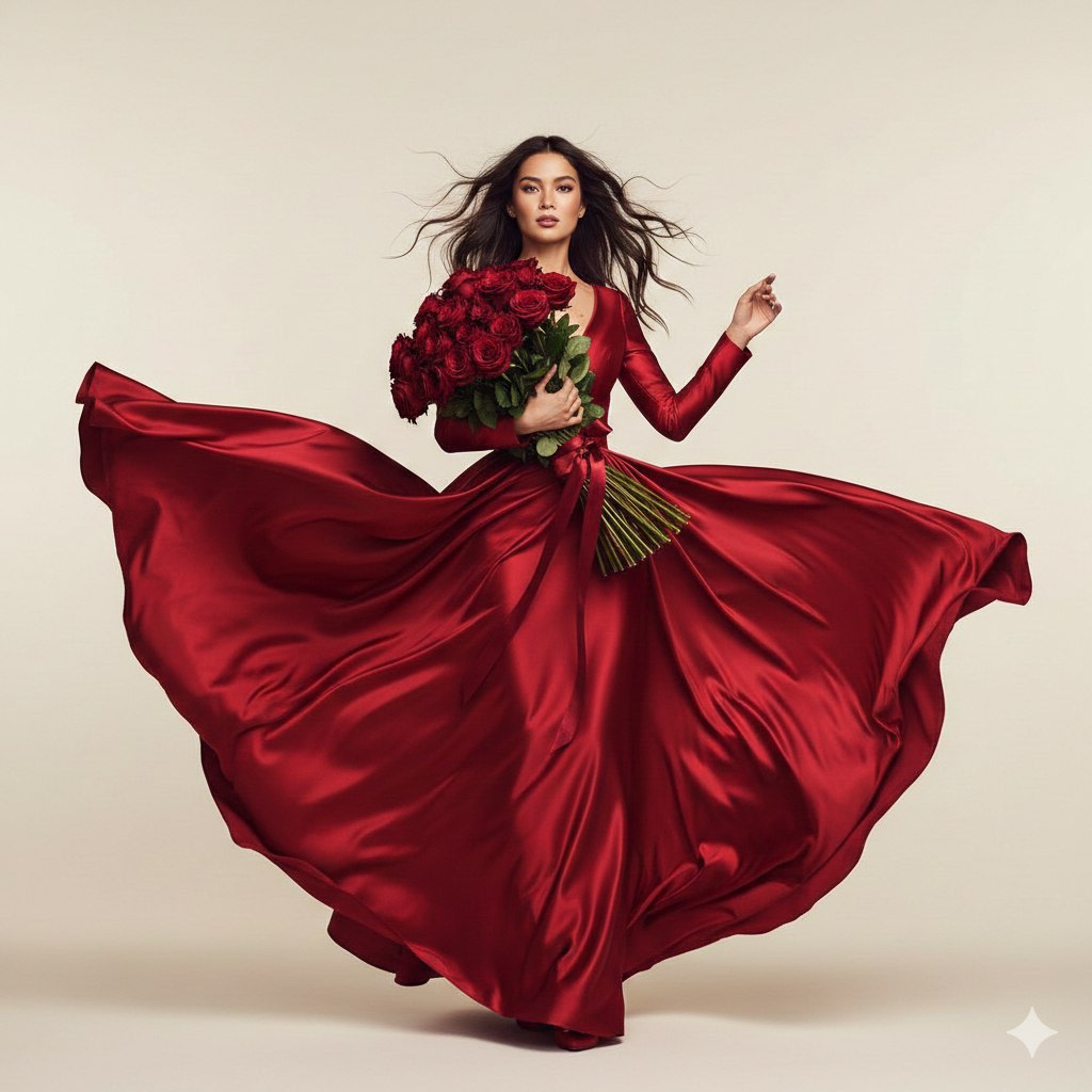 Dual Valentine's Day Fashion and Product Prompts AI image template preview