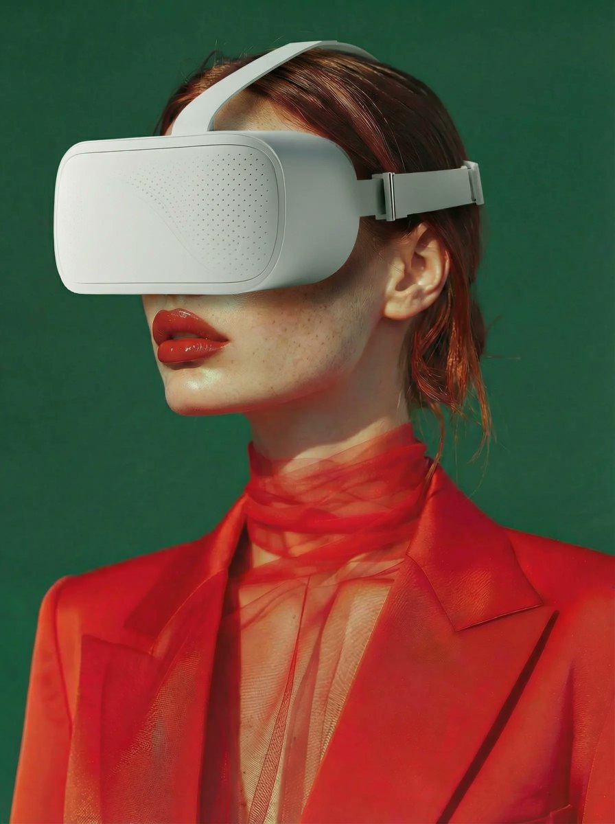 Integrate VR Headset onto Model AI image template preview