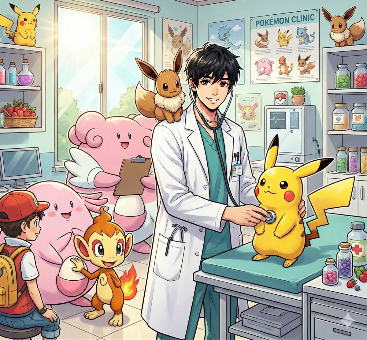 Pokémon World Icon Generation Prompt AI image template preview