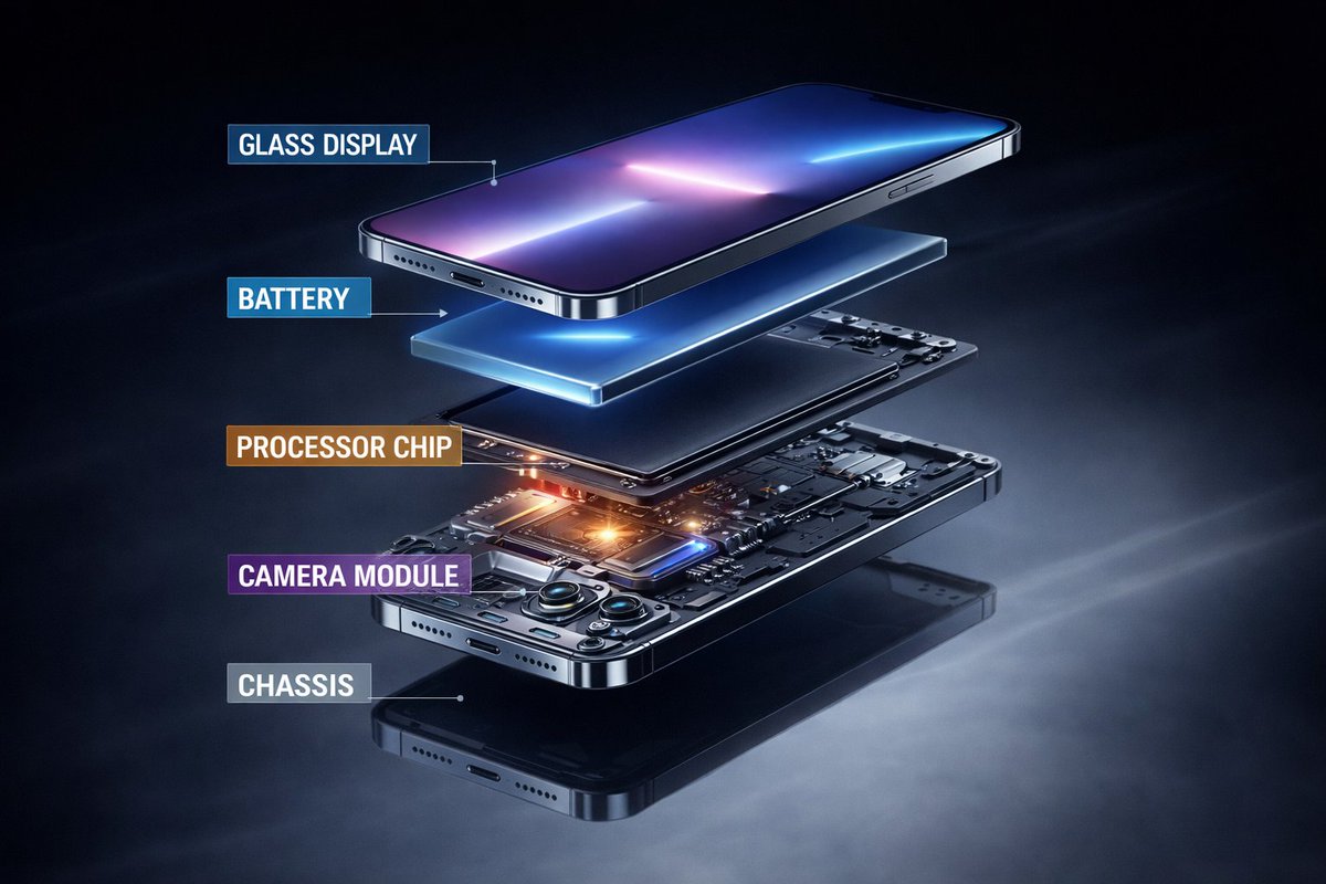 Ultra-Premium Futuristic Smartphone Product Photo AI image template preview