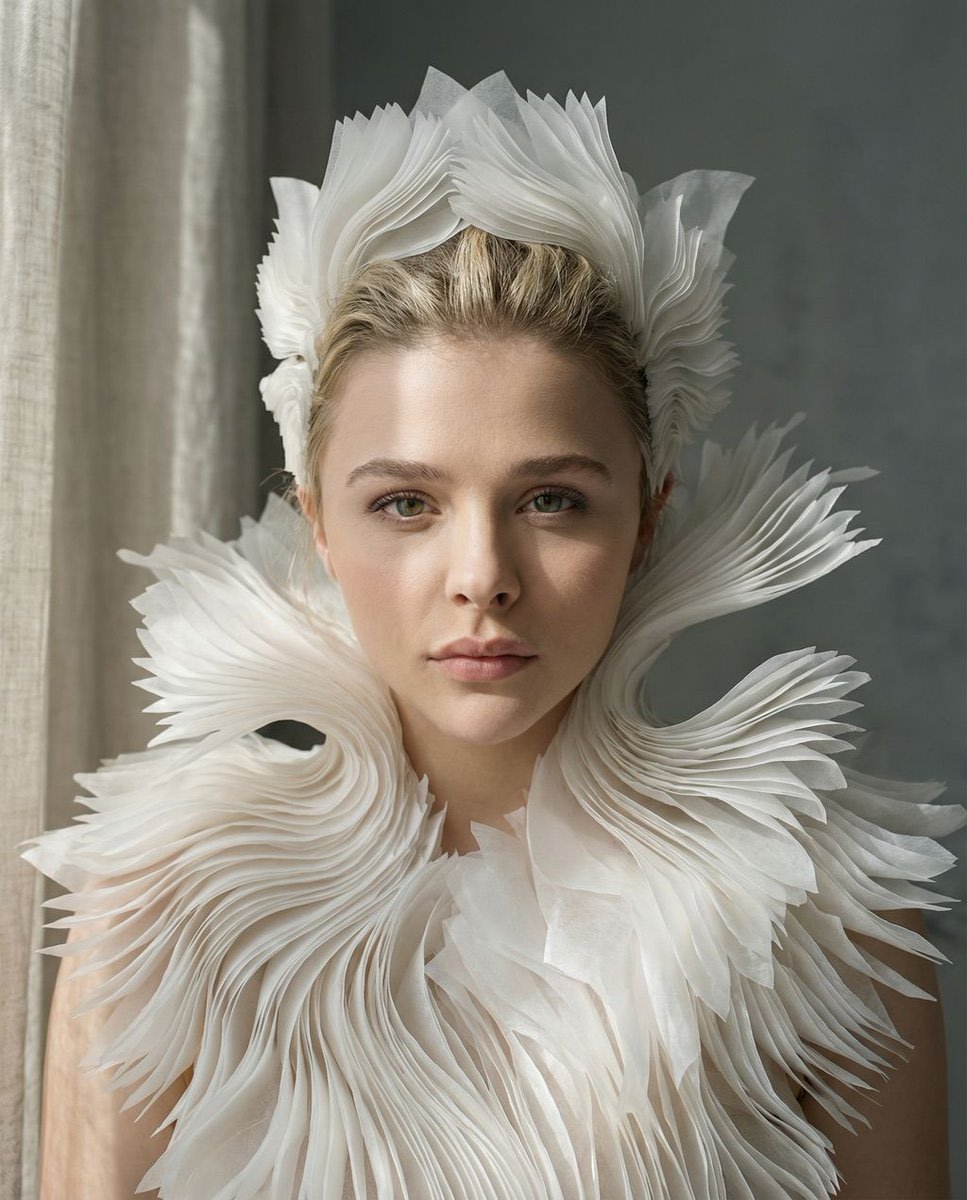 Porcelain Symbiosis Avant-Garde Portrait Prompt AI image template preview