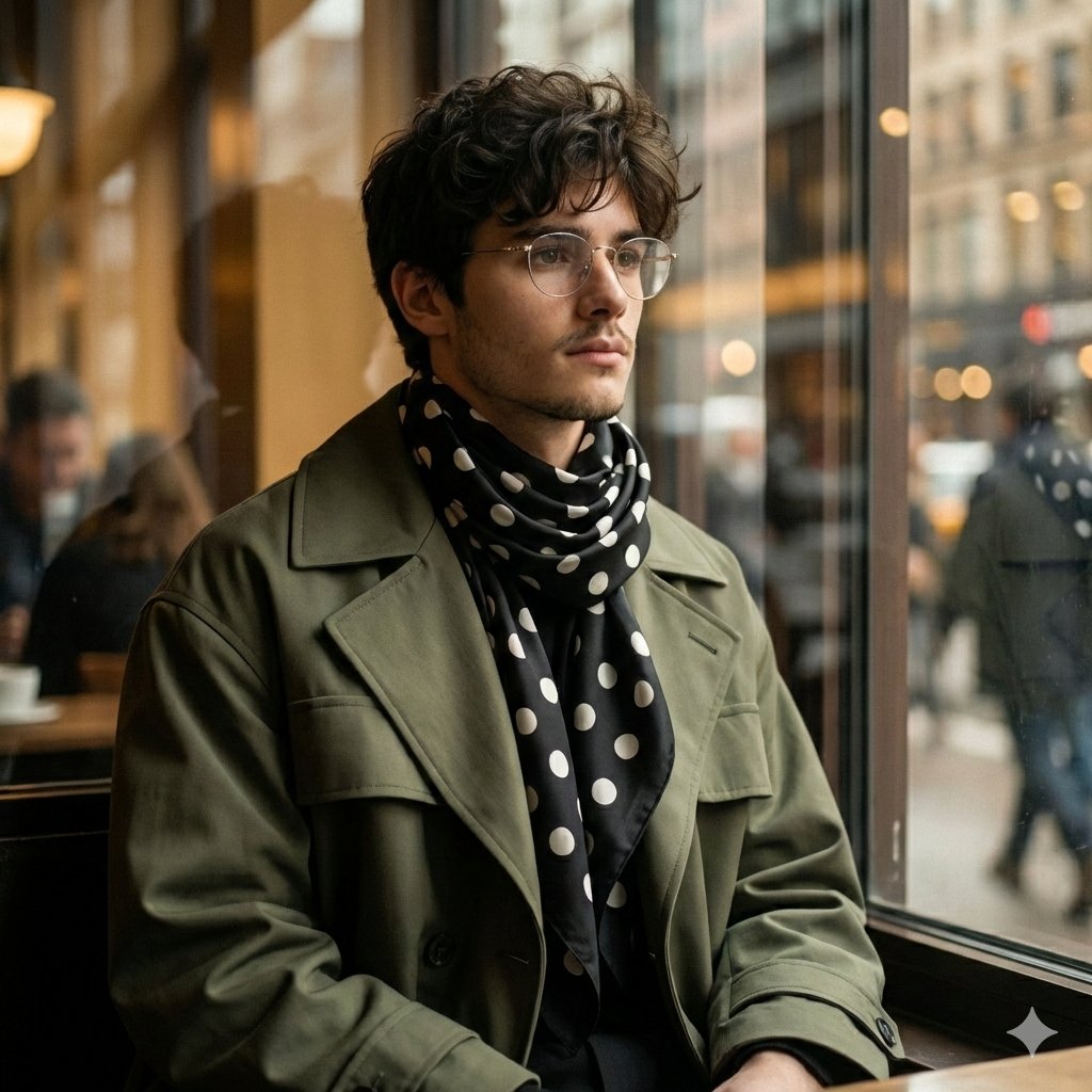 Editorial Fashion Portrait Prompt AI image template preview