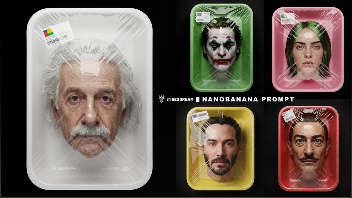 Surreal Supermarket Package Product Shot Prompt AI image template preview