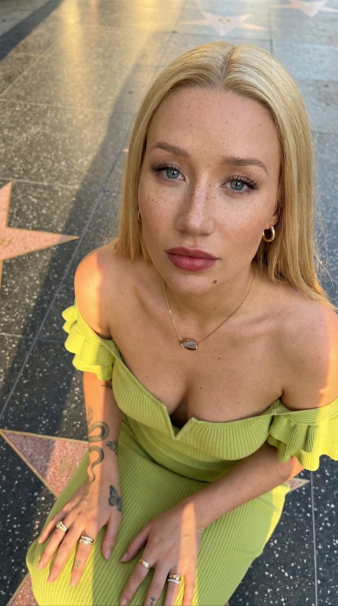 Iggy Azalea Walk of Fame Portrait Prompt AI image template preview