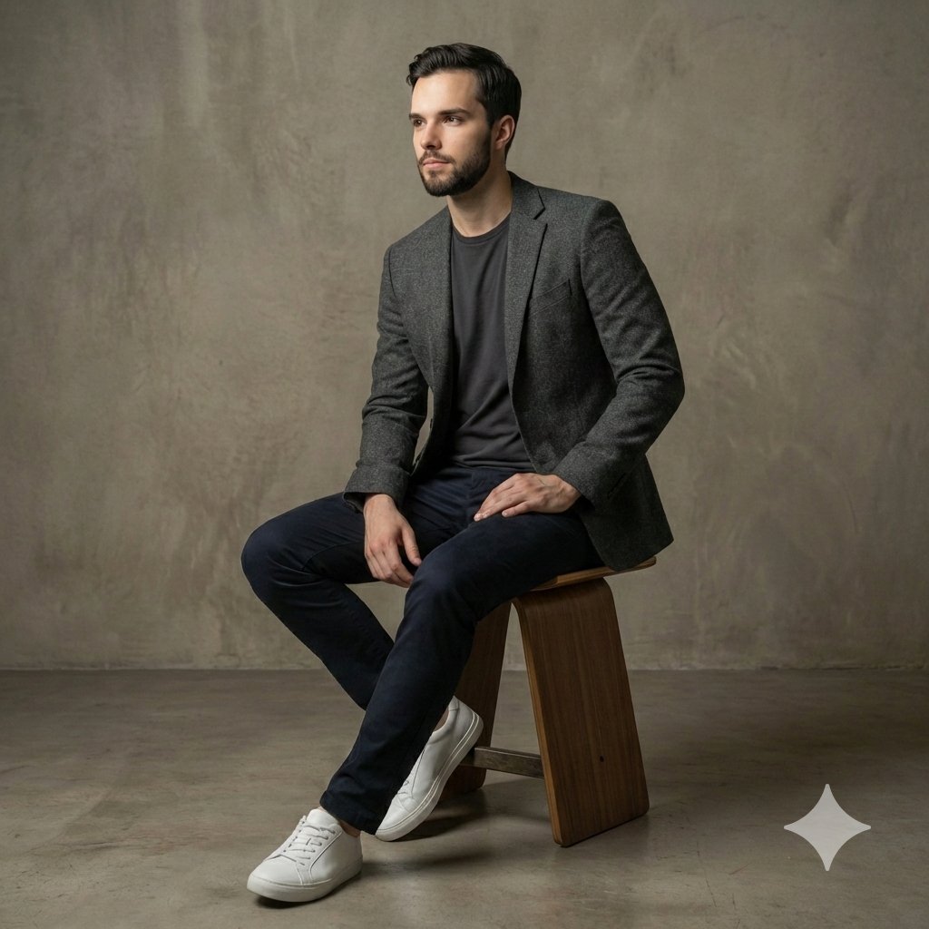 Photorealistic Studio Portrait with Identity Preservation example 3