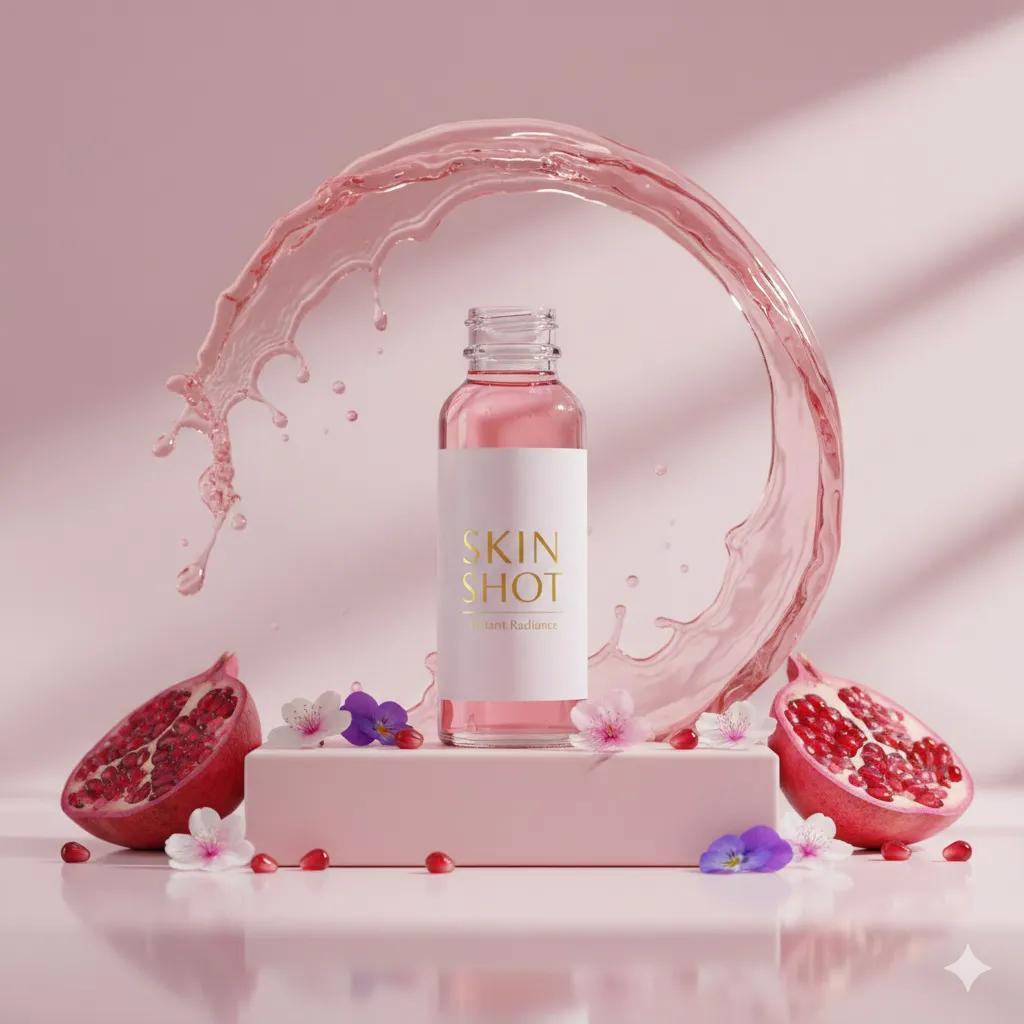 Luxury Beauty Product Photography Prompt AI image template preview