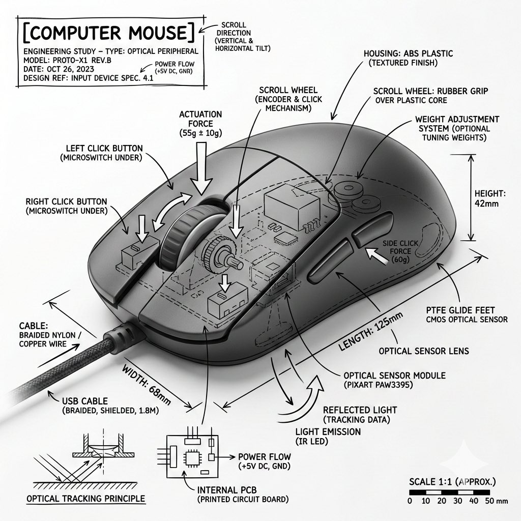 Technical Infographic Overlay for Object Annotation AI image template preview
