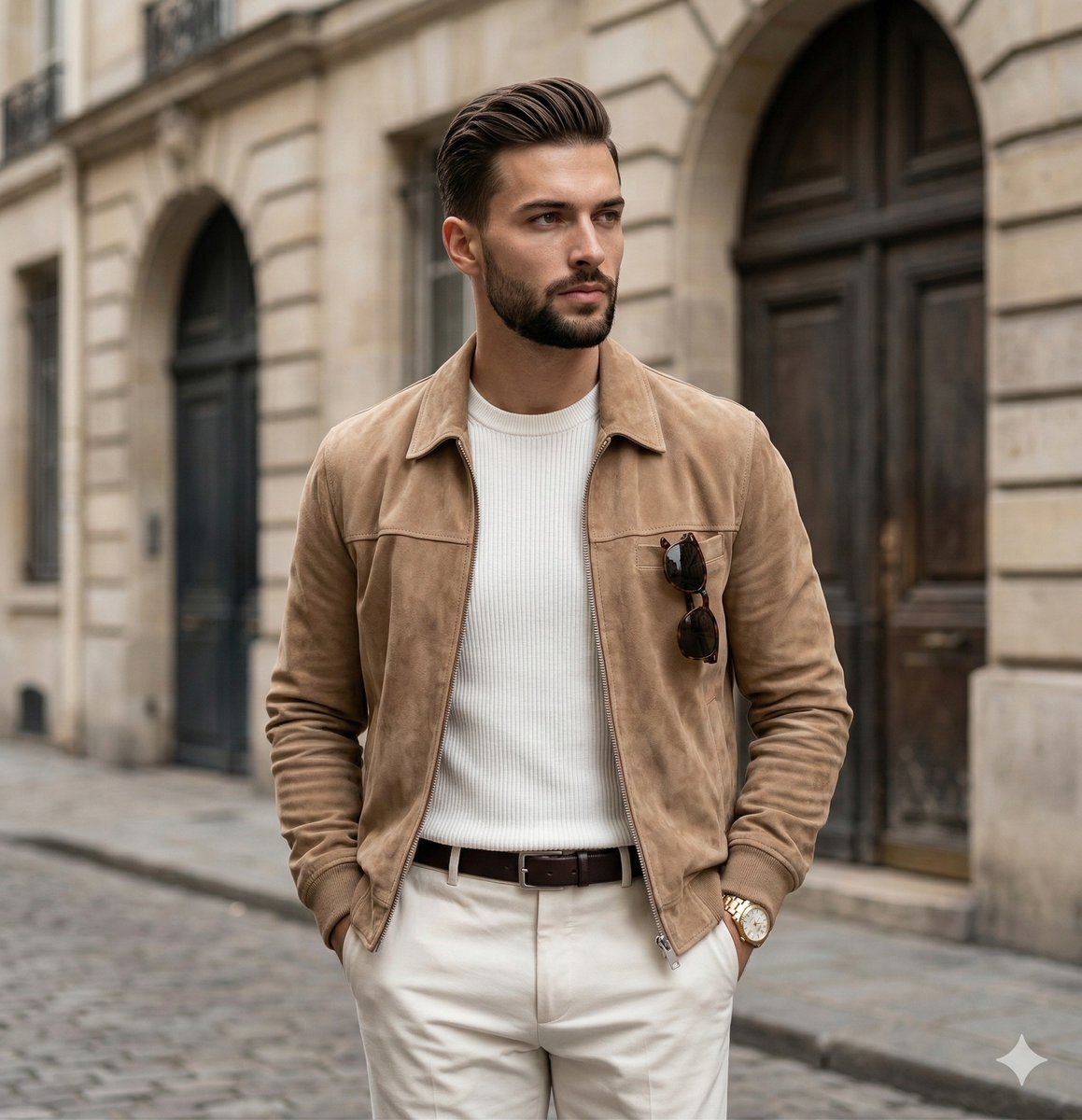 Quiet Luxury Editorial Portrait Prompt AI image template preview