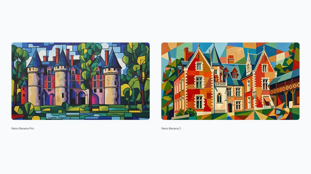Synthetic Cubism of Clos Lucé Museum AI image template preview