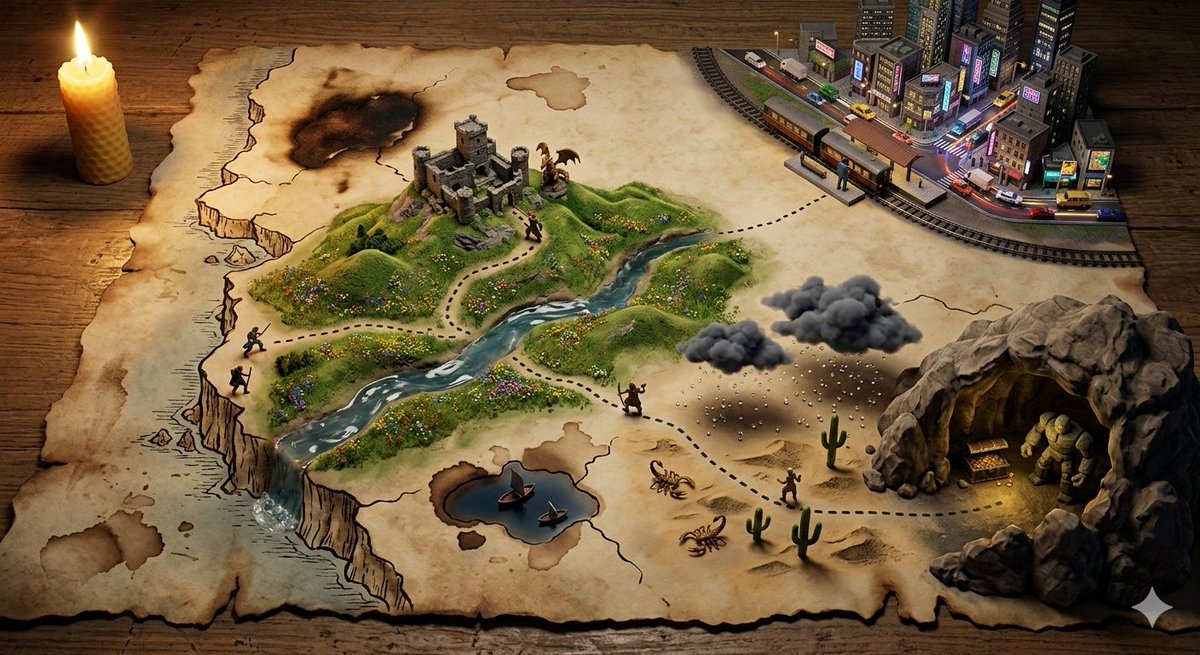 Treasure Map Adventure Prompt for Nano Banana 2 example 4