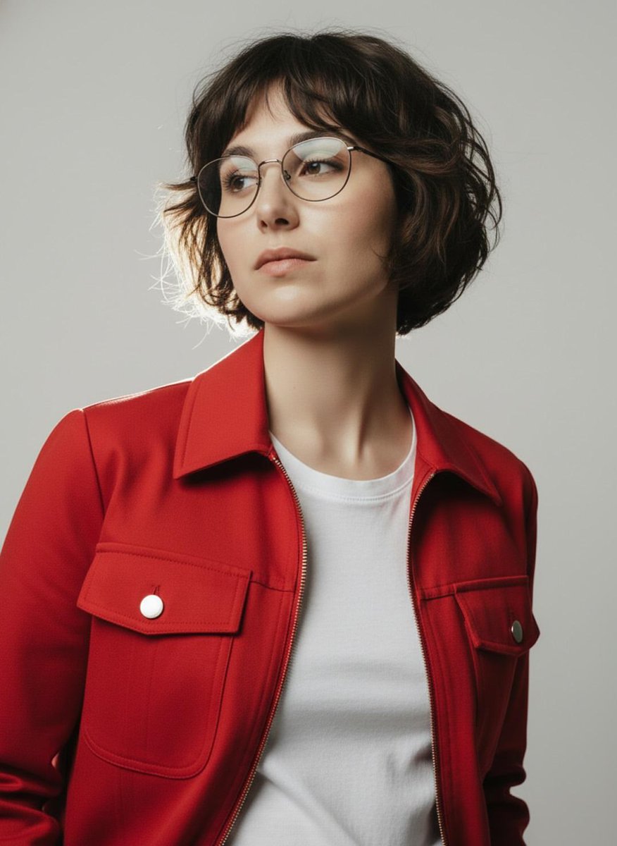 Minimalist Studio Fashion Portrait Prompt AI image template preview