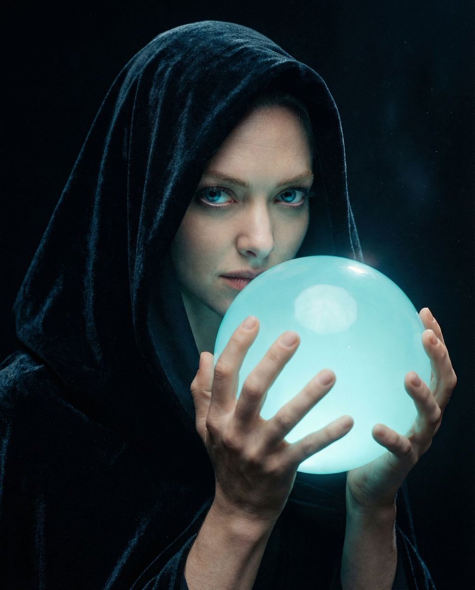 Cinematic Mystery Portrait: Prophecy Reflection AI image template preview