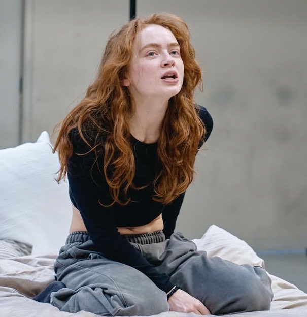 Sadie Sink Quiet Emotion Moment Lifestyle Prompt AI image template preview