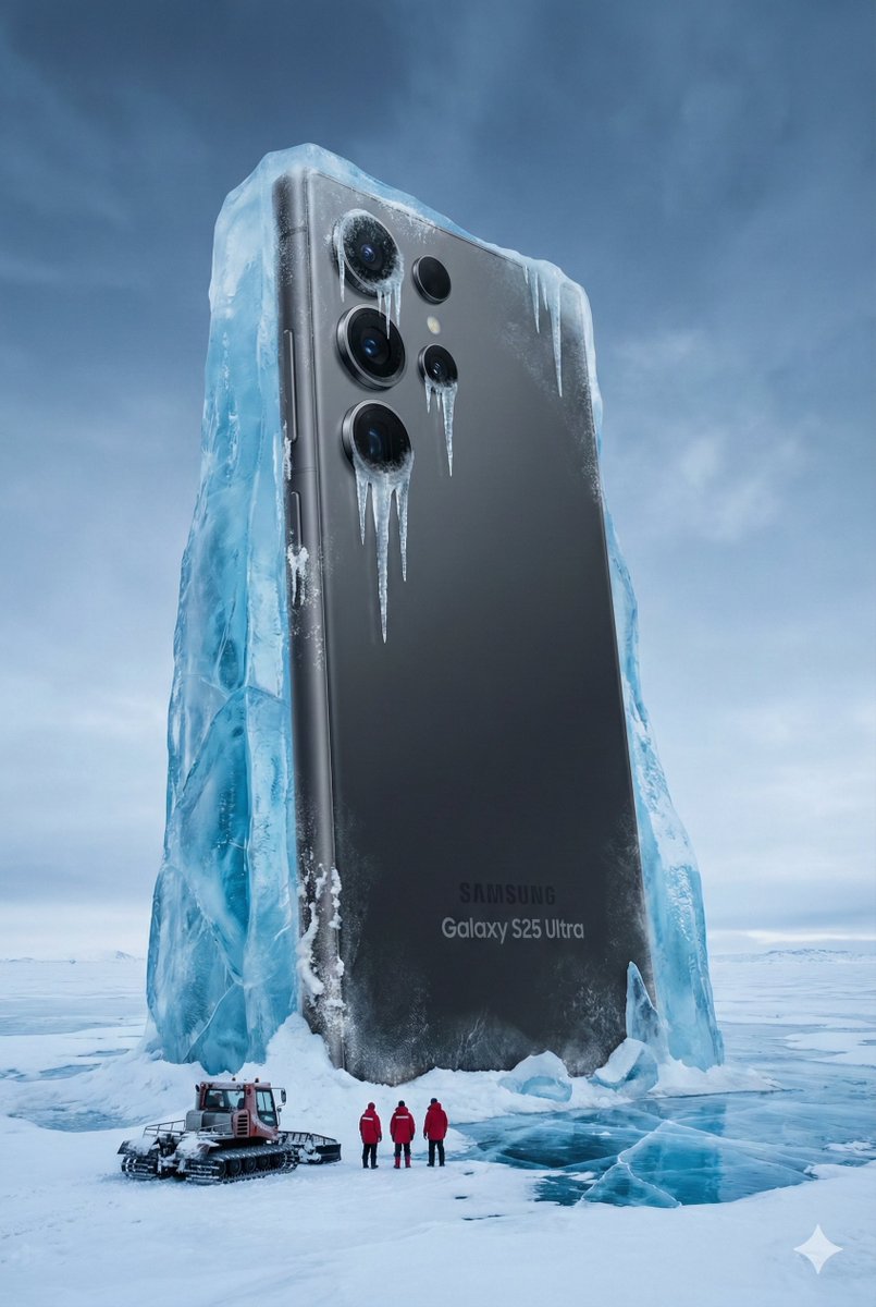 Giant Coca-Cola Can Monument in Arctic Ice example 2