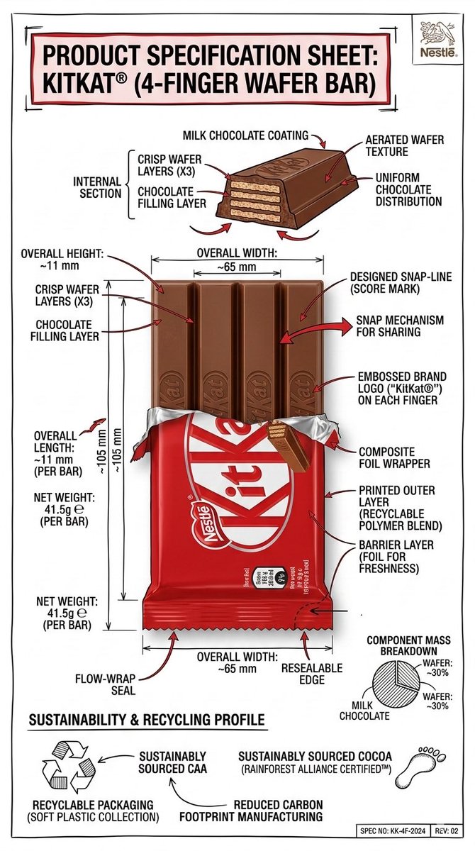 Technical Infographic Sheet Product Specification Template AI image template preview