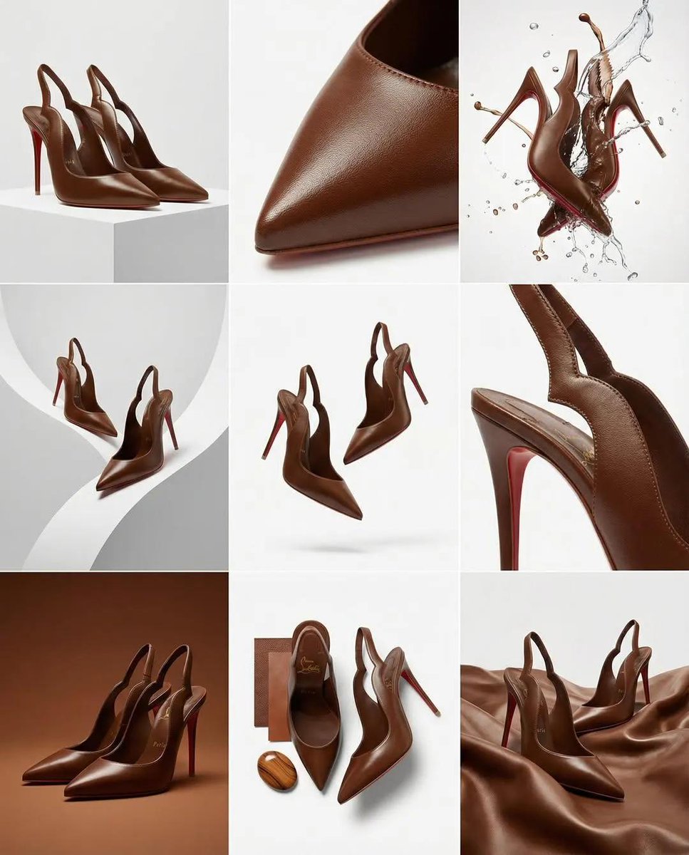 Luxury Product Campaign Grid AI image template preview