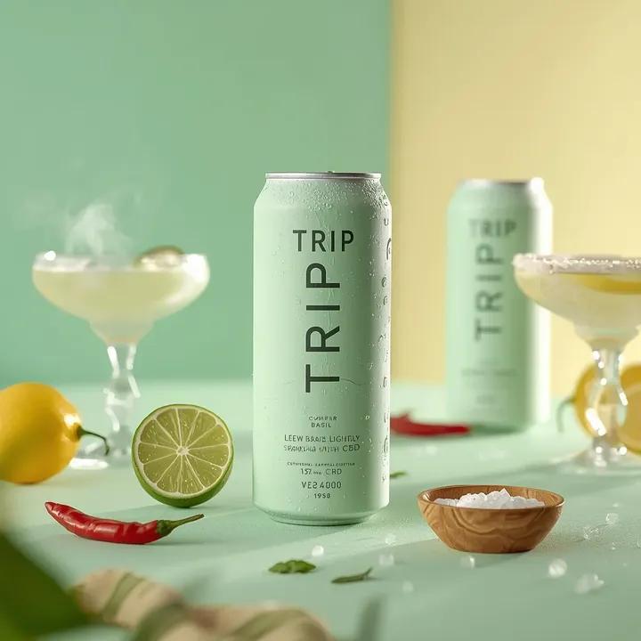 Ultra-Realistic Beverage Advertising Photography AI image template preview