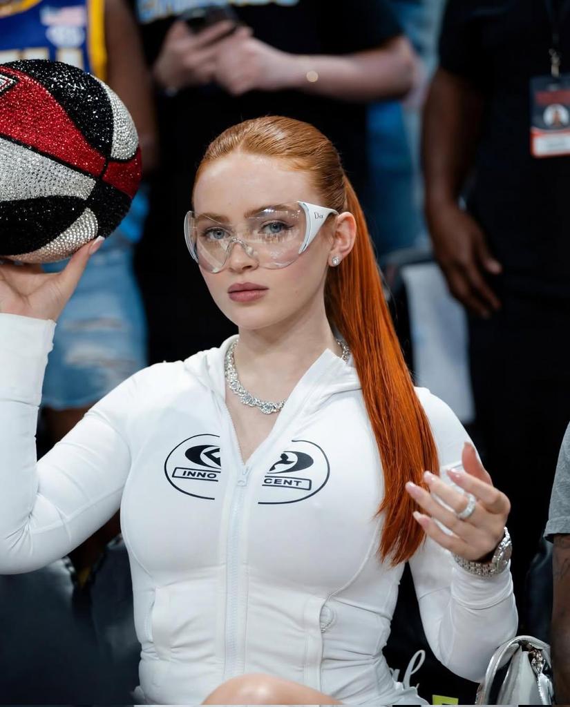 Sadie Sink Sporty Fashion Editorial AI image template preview