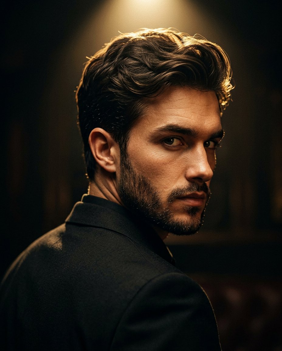 Cinematic Portrait Prompt for Google Nano Banana Pro AI image template preview