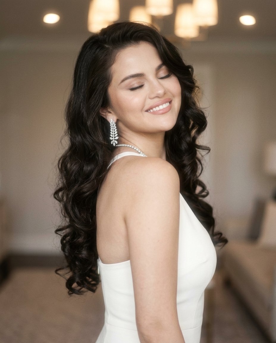 Dreamy Glam Portrait with Soft Focus Vintage Realism example 2