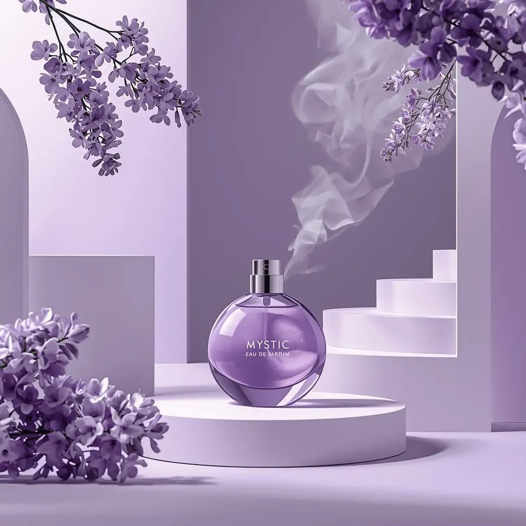 Commercial Perfume Photography Prompt for Nano Banana Pro AI image template preview