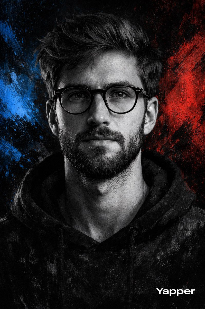 Monochrome propaganda-style portrait prompt for Nano Banana Pro AI image template preview