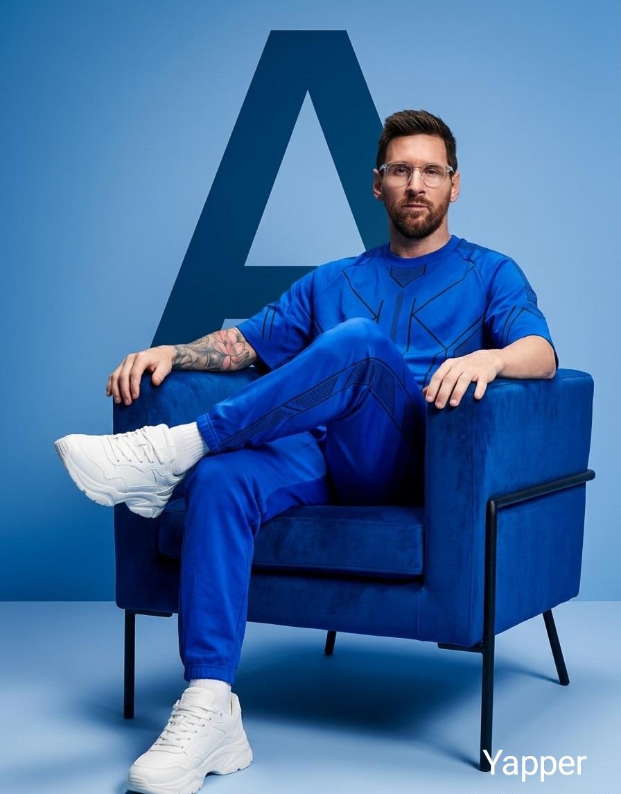 Minimalist Cobalt-Blue Fashion Studio Shoot example 2