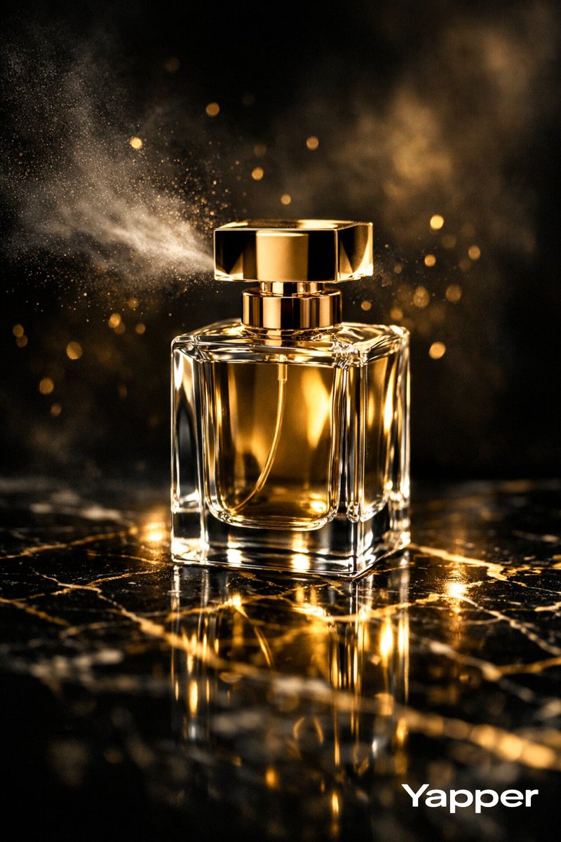 Ultra-luxurious Perfume Campaign AI image template preview
