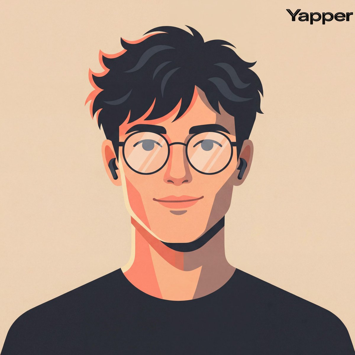 Cinematic Vector Fashion Portrait AI image template preview