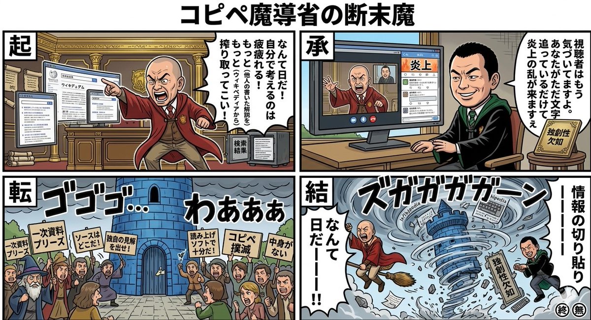 Black Comedy Manga Prompt: Ministry of Magic AI image template preview