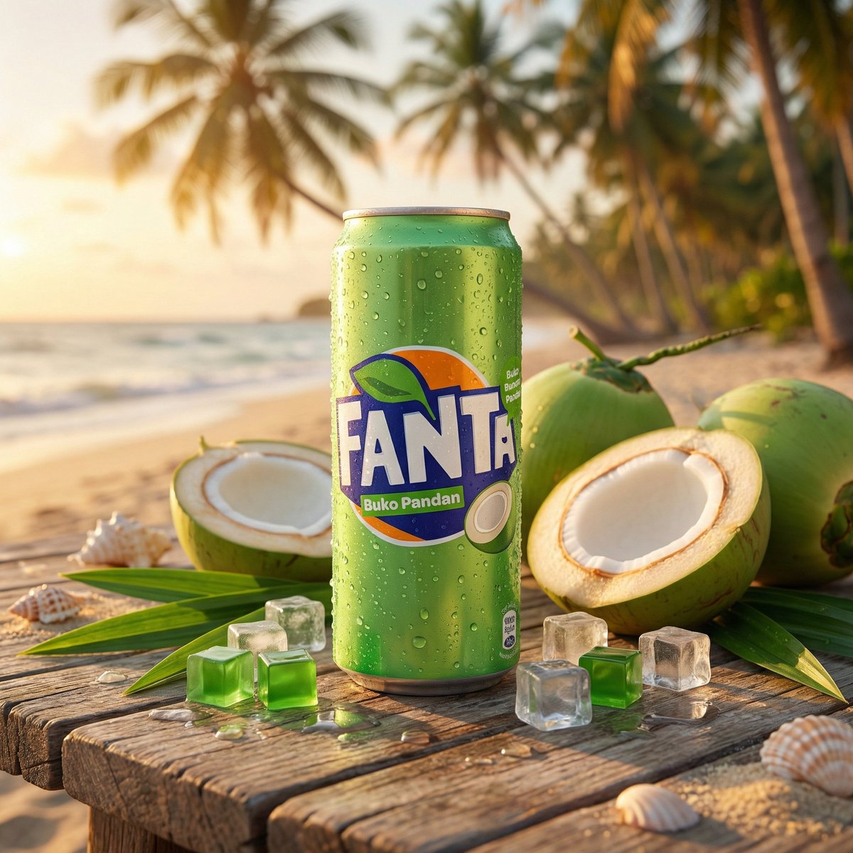 Hyper-realistic Fanta Product Shot Prompt example 4