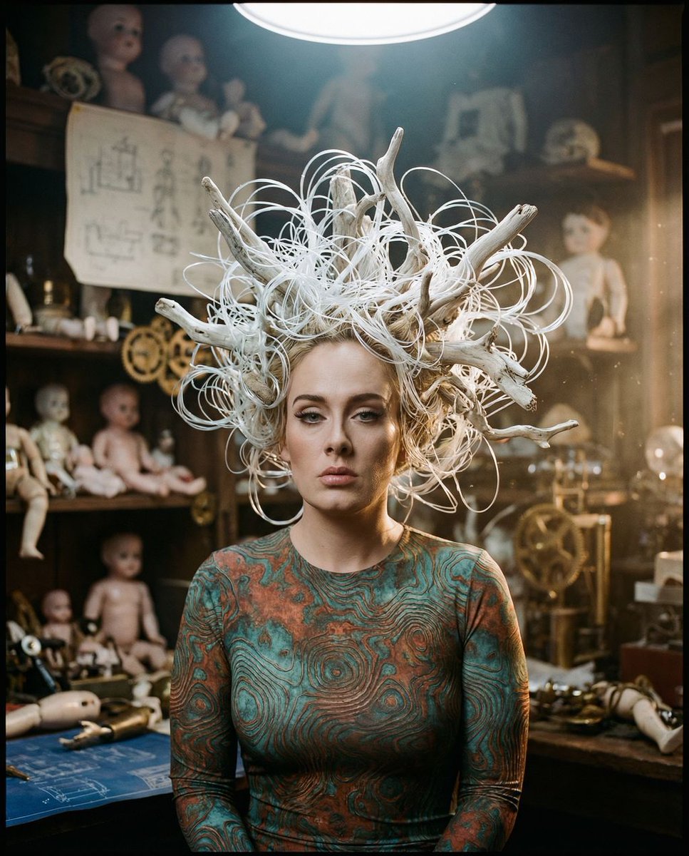 Surreal Automaton Portrait Prompt (Gemini Nano Banana Pro) example 1