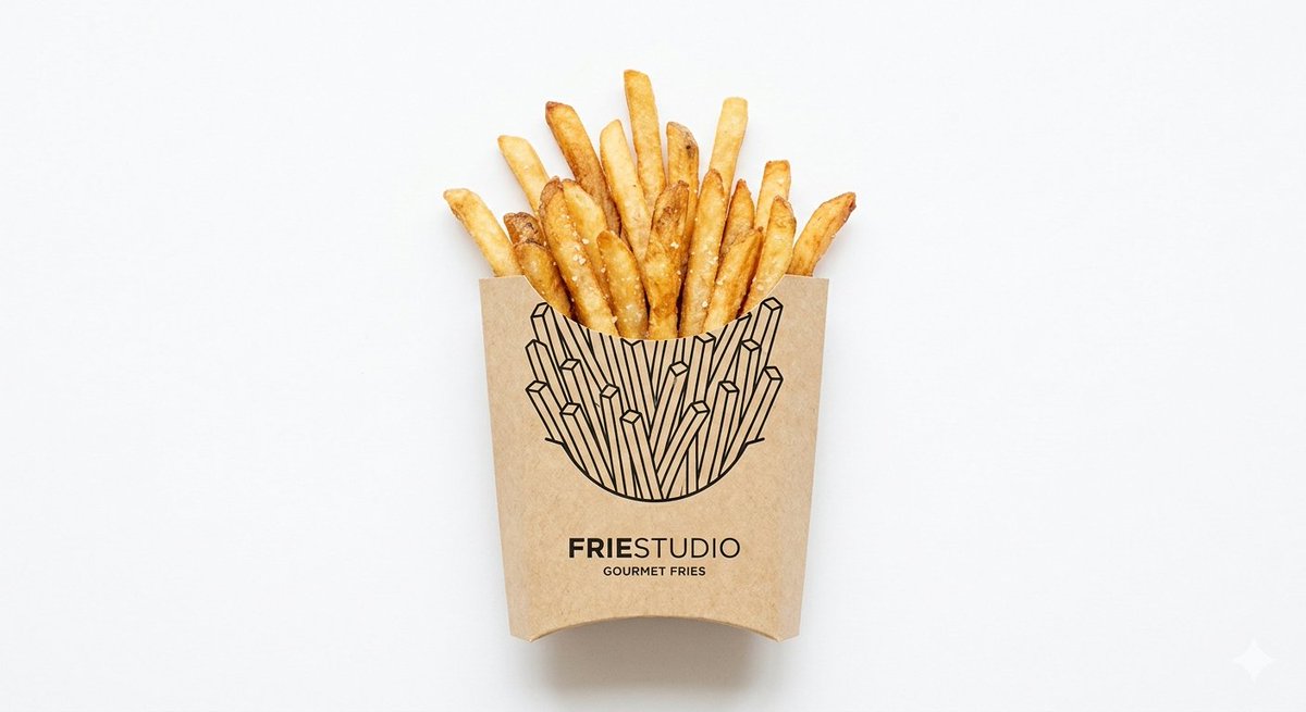 Minimalist Food Illustration and Photorealism Blend AI image template preview