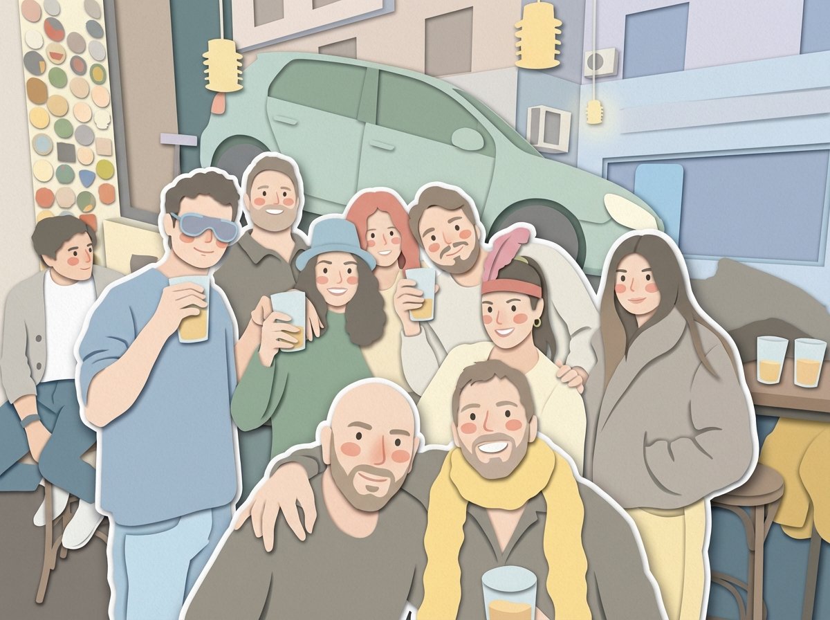 Paper-Cut Layered Illustration Style Transfer example 4