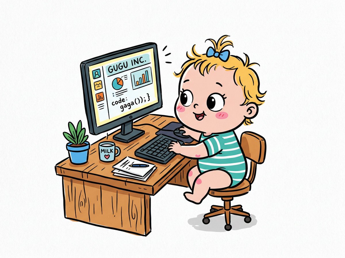 Chibi Bunny Mascot Illustration AI image template preview