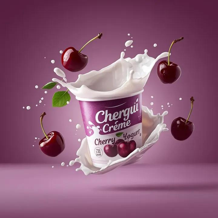 High-End Commercial Yogurt Product Photography example 2