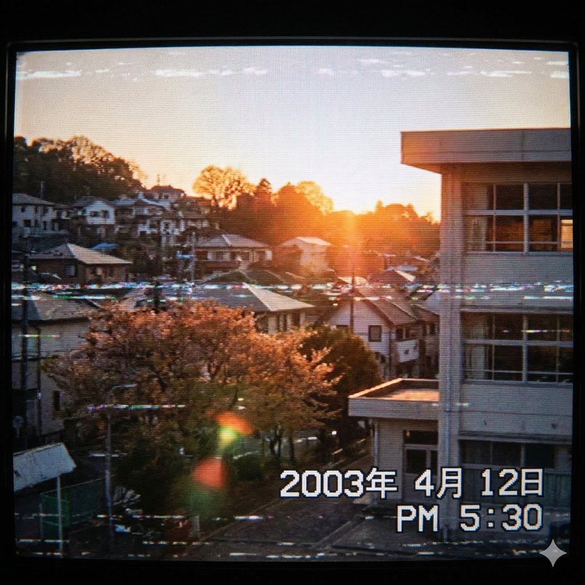 Generate a 2000s Japanese Suburb Atmosphere AI image template preview