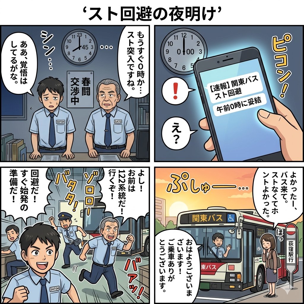Four-Panel Manga Generation: Dawn of Strike Avoidance AI image template preview
