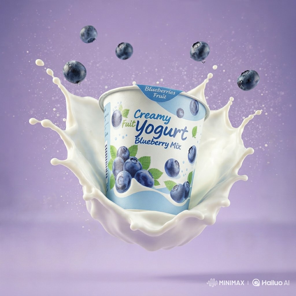 Ultra-Realistic Product Photography of Yogurt example 2