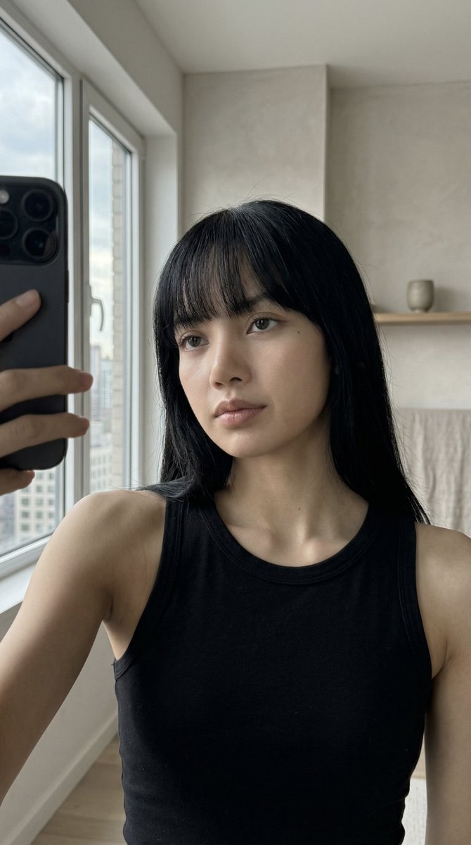 iPhone Selfie Realism Prompt (Lisa Inspired) AI image template preview