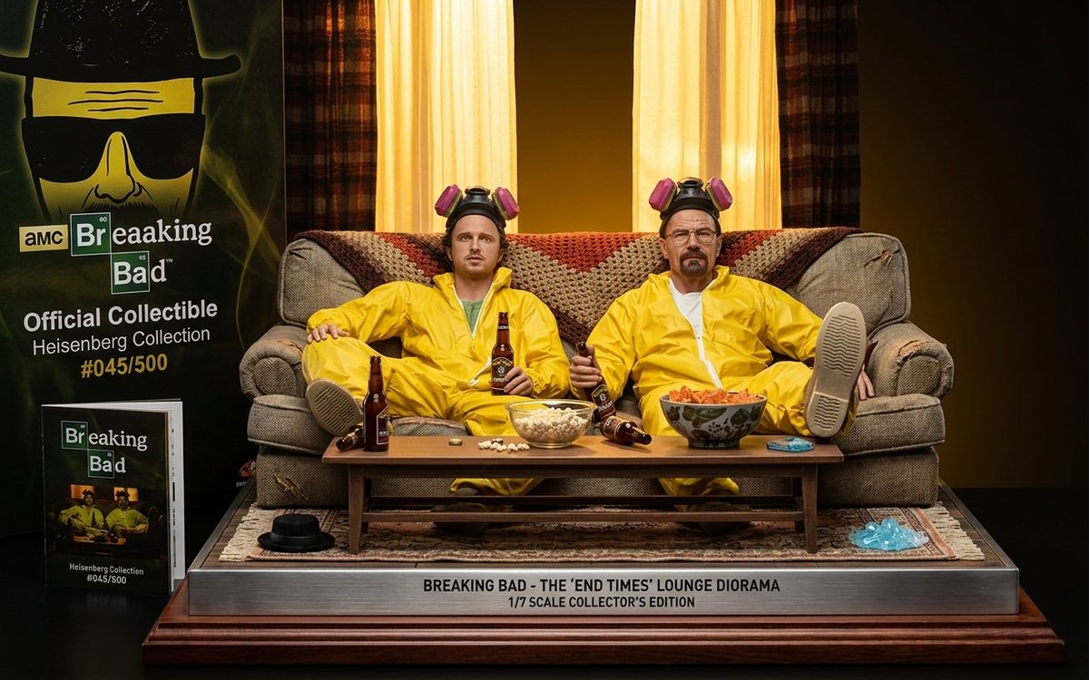 Breaking Bad Collectible Figurine Prompt with Reference Image AI image template preview