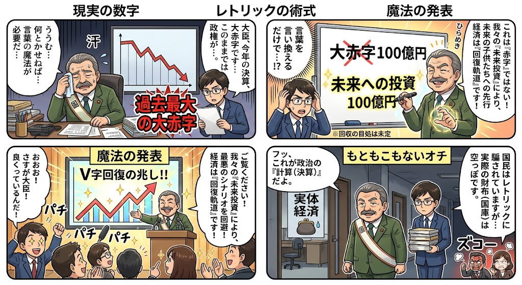 Four-Panel Manga: The Magic of Numbers AI image template preview