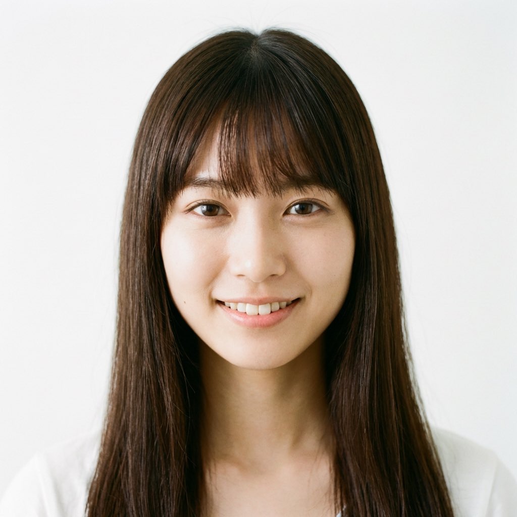 Nano Banana Pro Prompt for a Young Japanese Woman Portrait AI image template preview